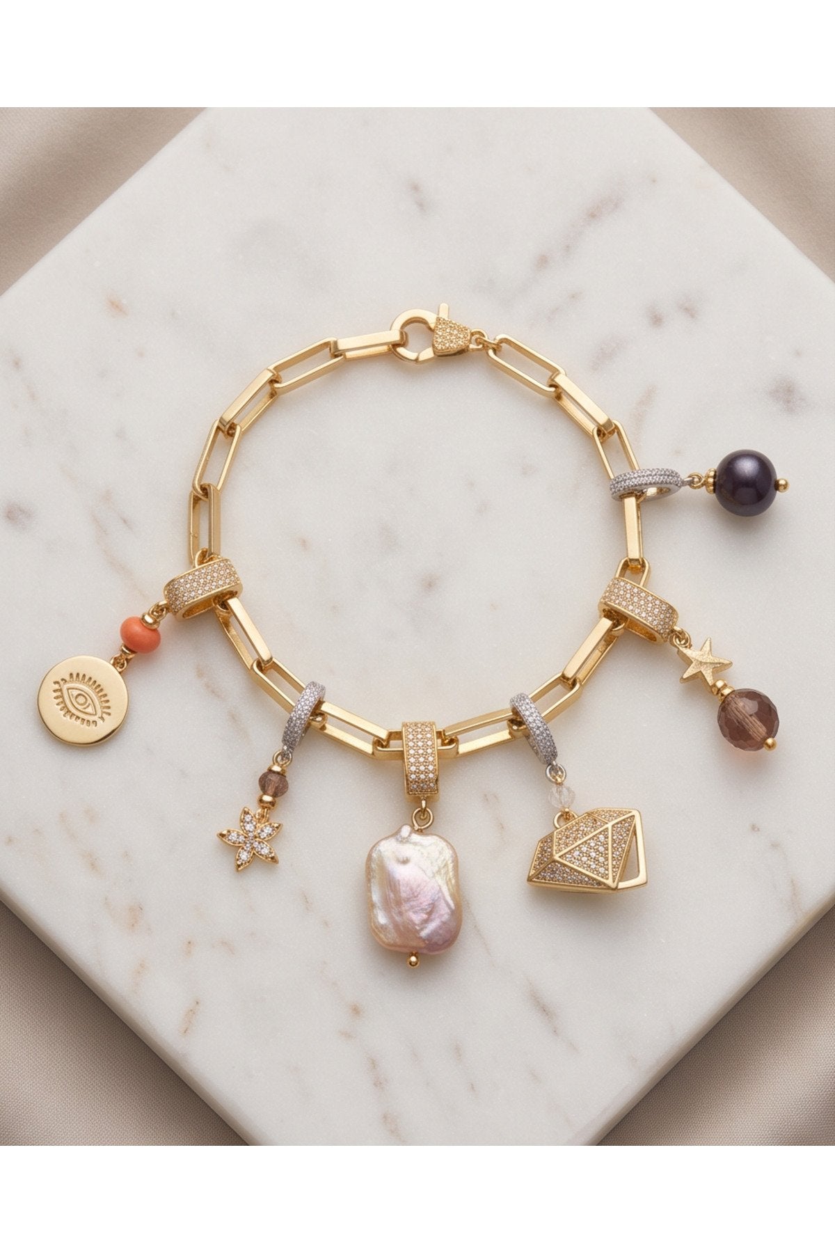 SYNERGY CHARM- ALTIN KAPLAMA-KLİPSLİ