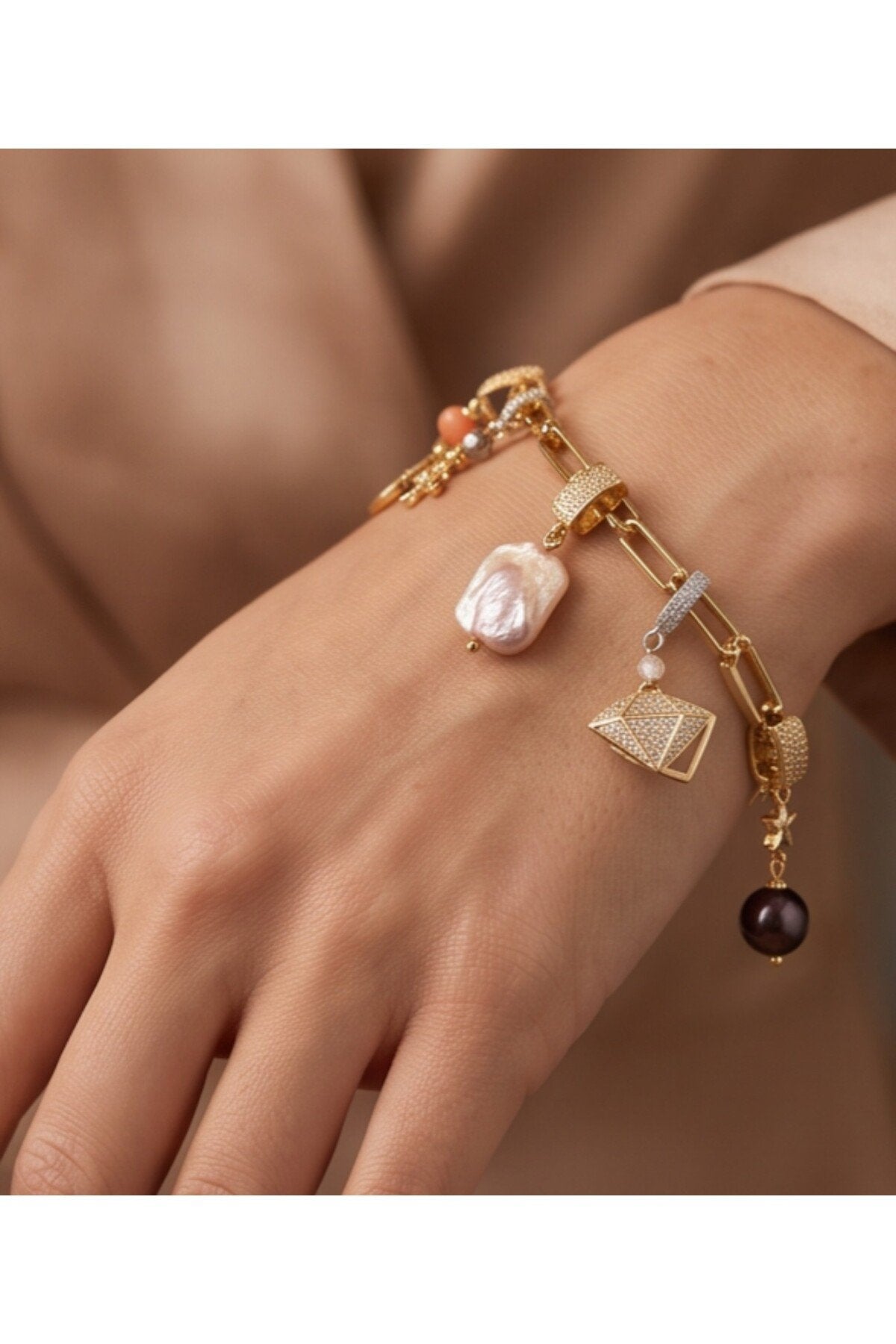 SYNERGY CHARM- ALTIN KAPLAMA-KLİPSLİ