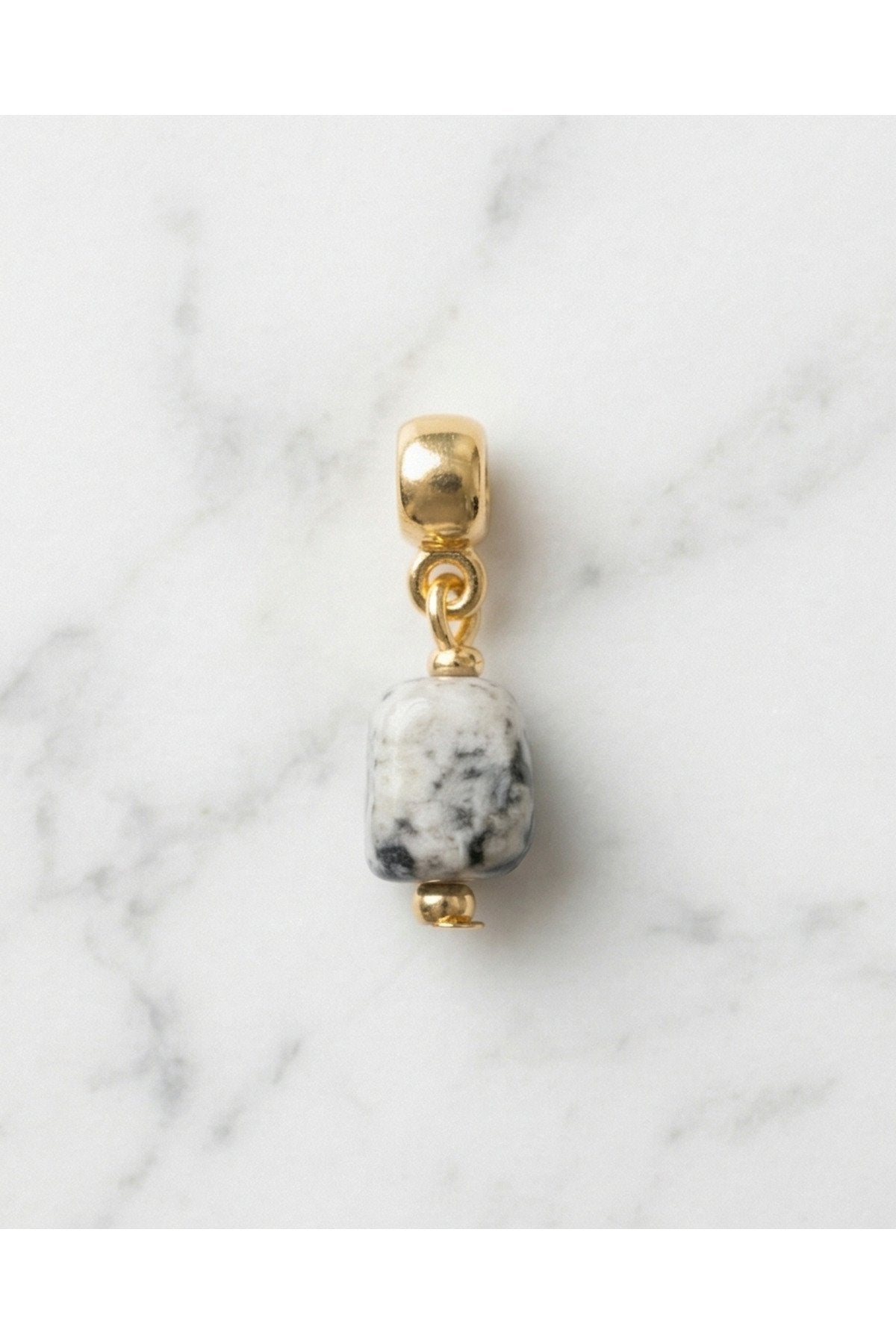 ALTIN KAPLAMA DALMAÇYA JASPER CHARM