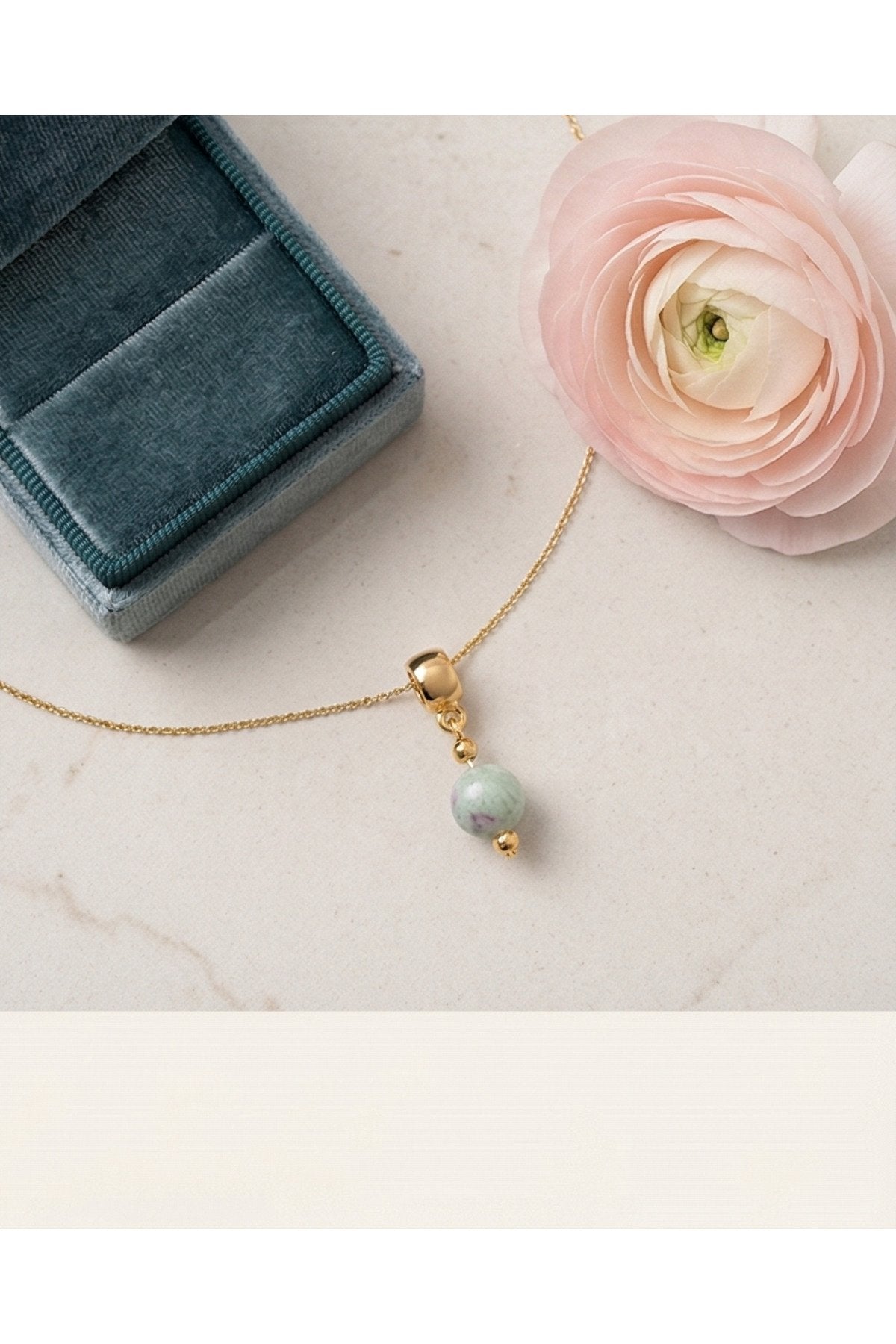 ALTIN KAPLAMA FLORİT CHARM
