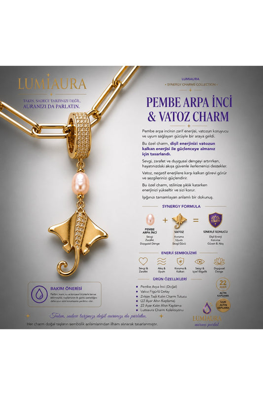 SYNERGY CHARM- ALTIN KAPLAMA-KLİPSLİ