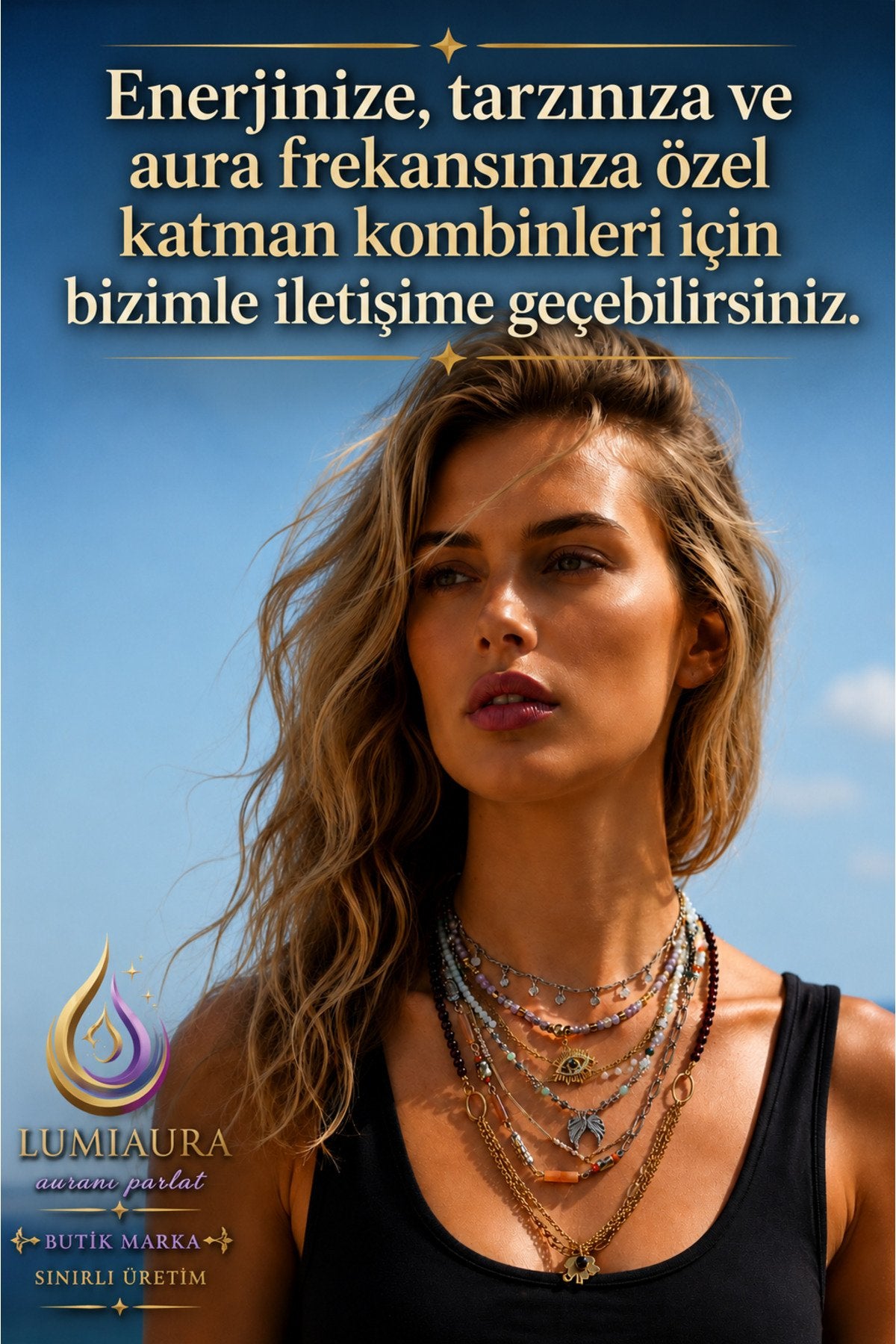 ÜÇÜNCÜ GÖZ ÇAKRASI KOLYESİ-İYOLİT