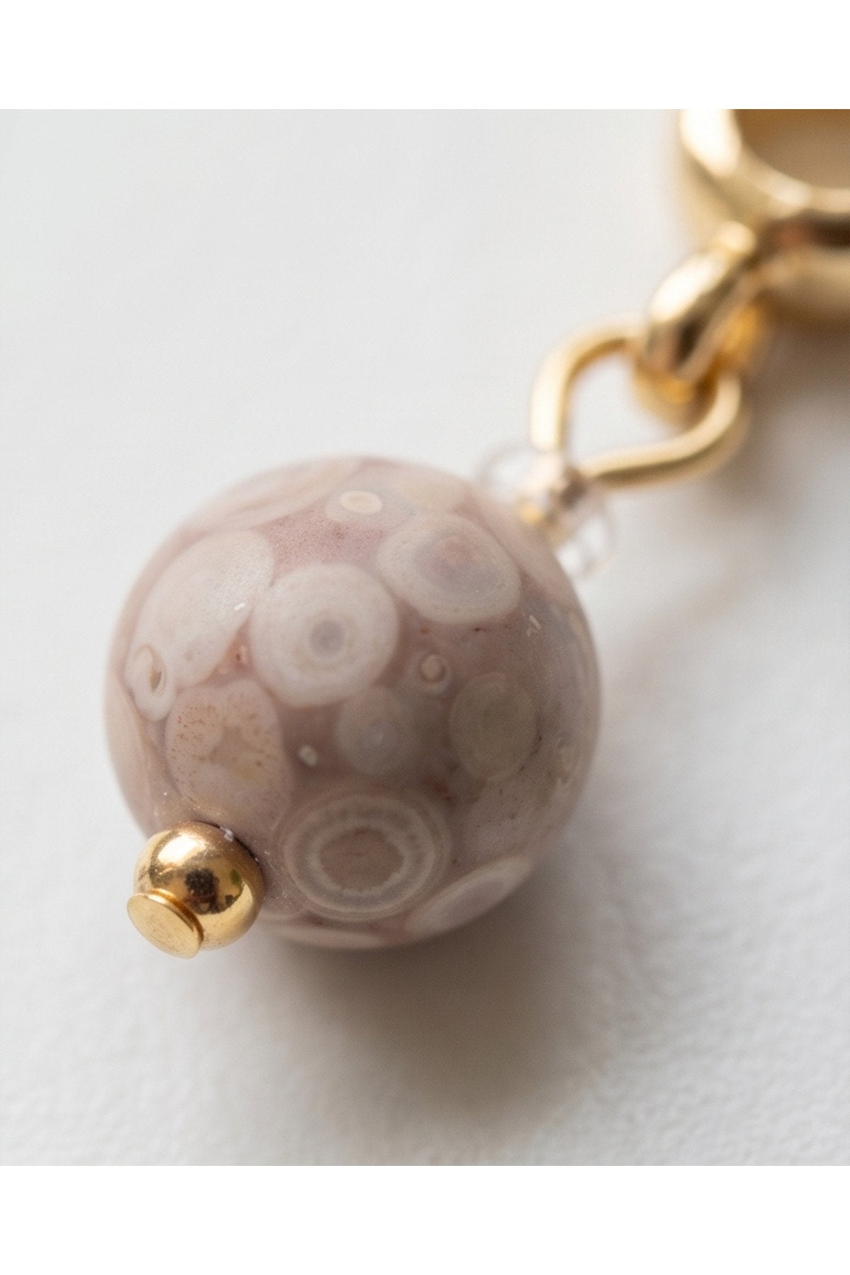 ALTIN KAPLAMA DALMAÇYA JASPER CHARM