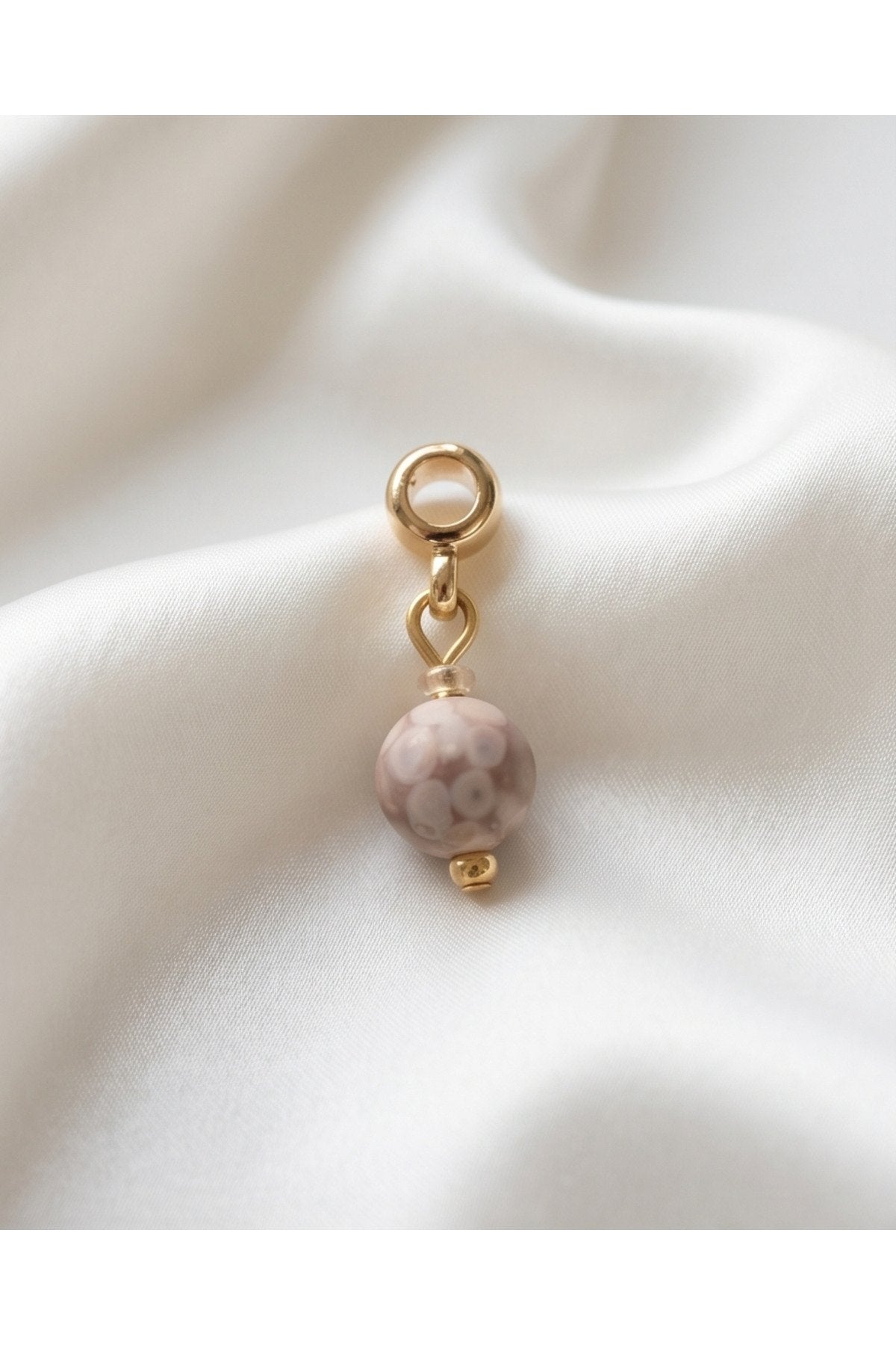 ALTIN KAPLAMA DALMAÇYA JASPER CHARM