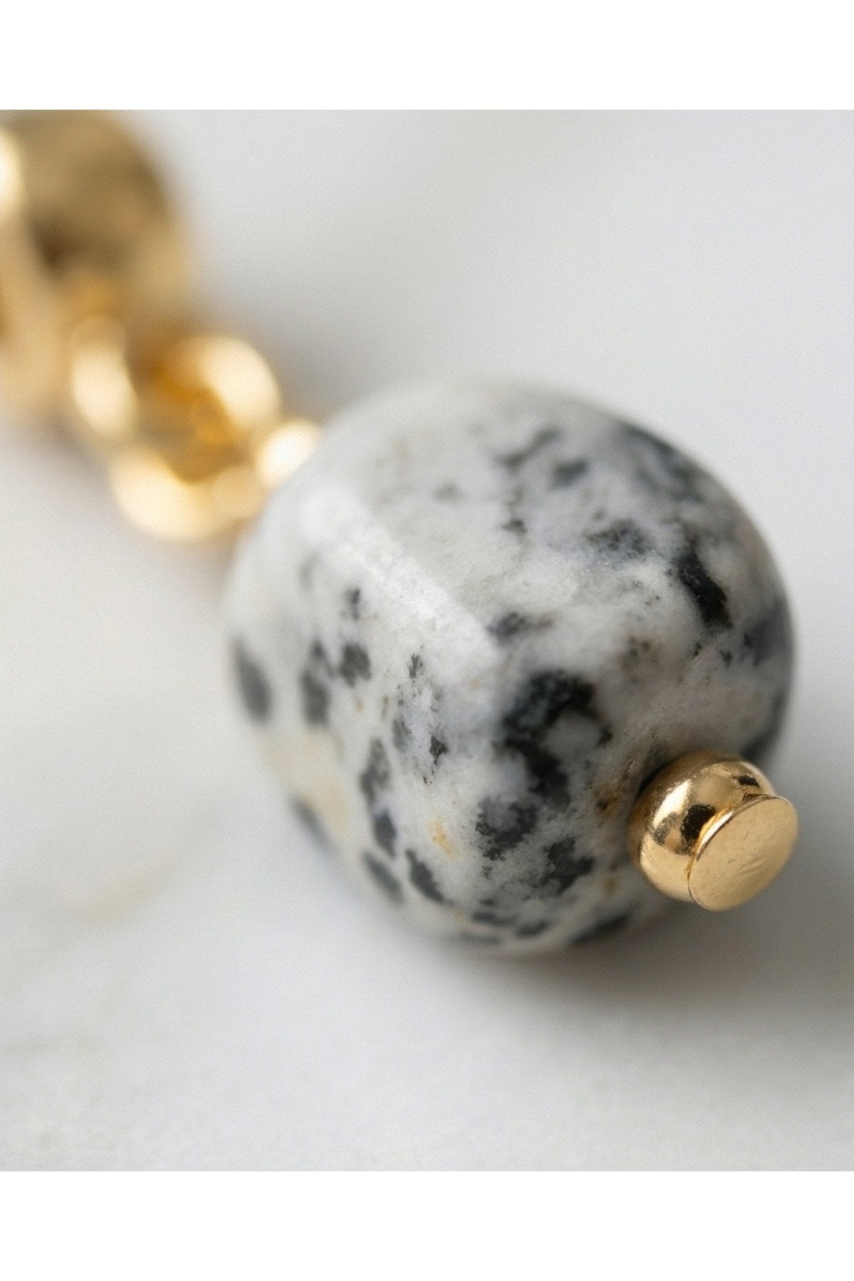 ALTIN KAPLAMA DALMAÇYA JASPER CHARM